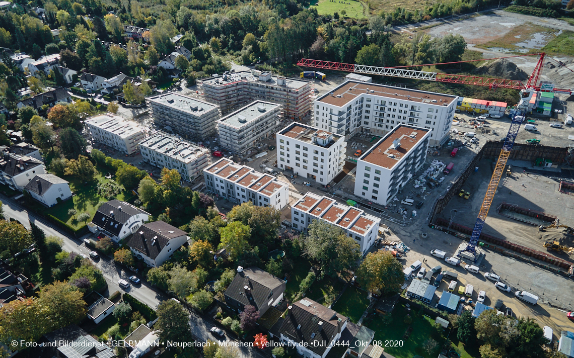 09.10.2020 - Baustelle Alexisqaurtier und Pandion Verde in Neuperlach